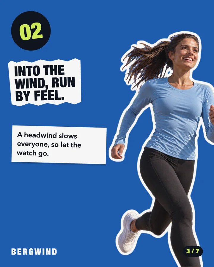 Bergwind carousel, slide 3 of 7: 02 Into the wind, run by feel.